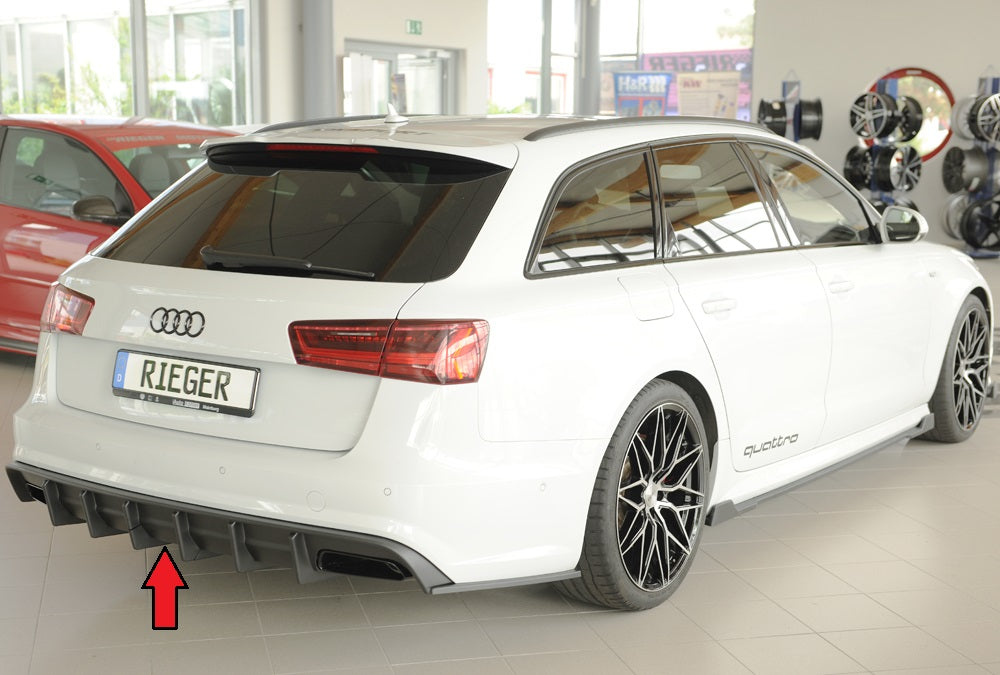 Rieger Heckeinsatz (für Fzg. mit AHK) Audi A6 (4G/C7) Lim. 09.14- (ab Facelift) 00055347