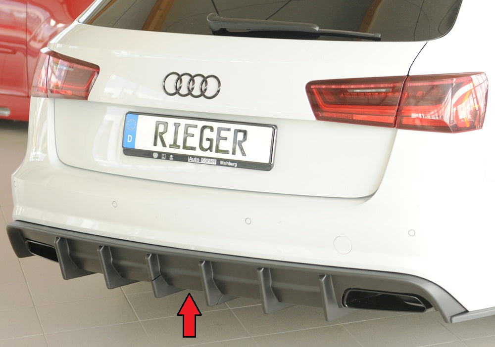 Rieger Heckeinsatz (für Fzg. mit AHK) Audi A6 (4G/C7) Lim. 09.14- (ab Facelift) 00055347
