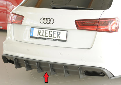 Rieger Heckeinsatz (für Fzg. mit AHK) Audi A6 (4G/C7) Lim. 09.14- (ab Facelift) 00055347