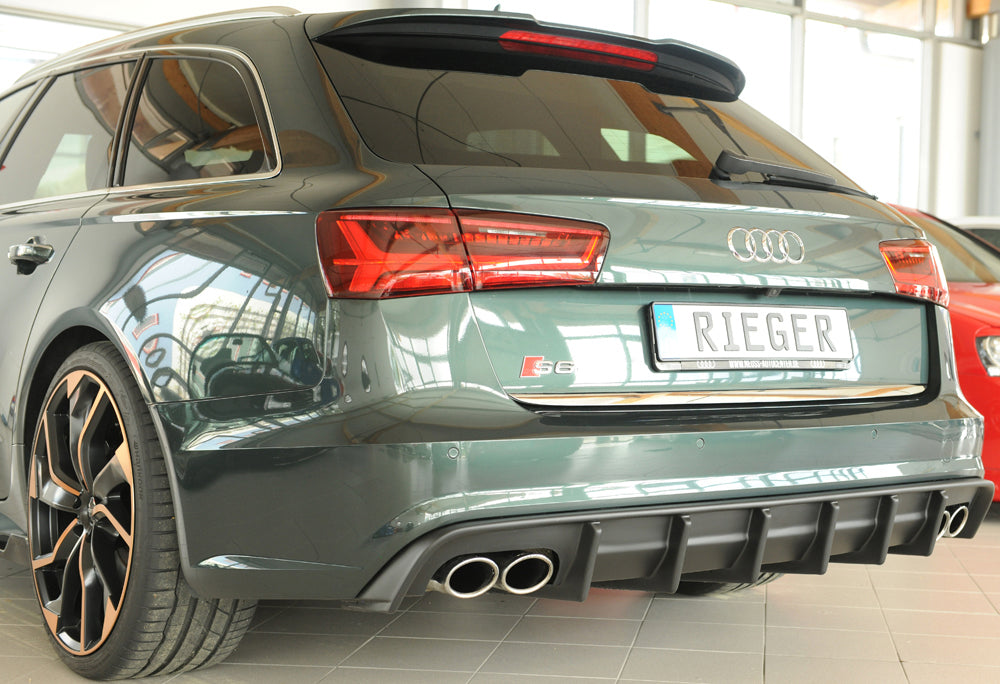 Rieger Heckeinsatz (für Fzg. mit AHK) Audi A6 S6 (4G/C7) Lim. 09.14- (ab Facelift) 00055348