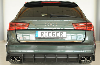 Rieger Heckeinsatz (für Fzg. mit AHK) Audi A6 S6 (4G/C7) Lim. 09.14- (ab Facelift) 00055348