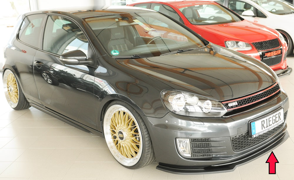 Rieger Spoilerschwert nur für GTI / GTD VW Golf 6 GTI Cabrio 00059528