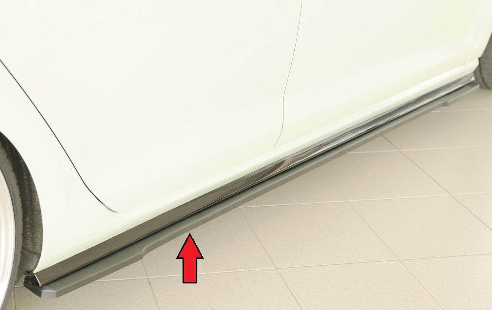 Rieger Seitenschwelleransatz (ca. 19mm) VW Golf 7 R-Line 5-tür. 02.17- (ab Facelift) 00059549