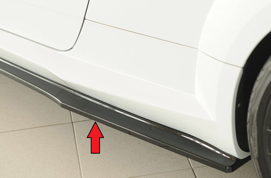 Rieger Seitenschwelleransatz (ca. 19mm) Audi TTS (8J-FV/8S) Roadster 07.14-08.18 (bis Facelift) 00088337