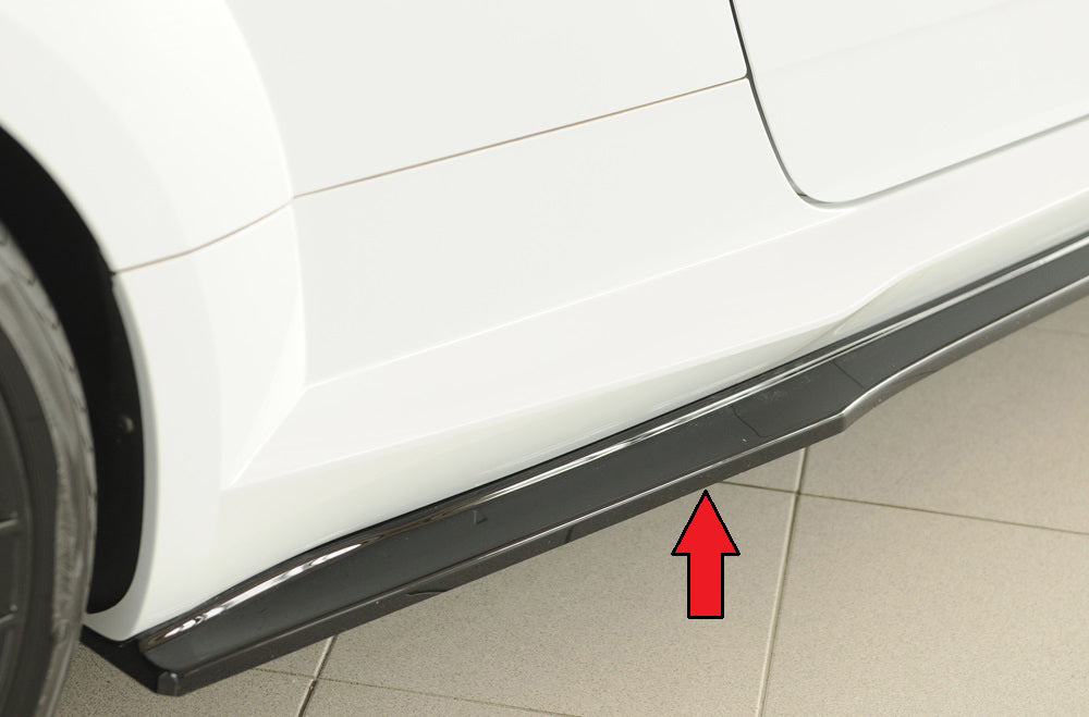 Rieger Seitenschwelleransatz (ca. 19mm) Audi TTS (8J-FV/8S) Roadster 07.14-08.18 (bis Facelift) 00088338