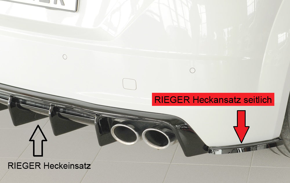 Rieger Heckschürzenansatz seitlich rechts Audi TTS (8J-FV/8S) Roadster 07.14-08.18 (bis Facelift) 00088340