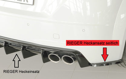 Rieger Heckschürzenansatz seitlich rechts Audi TTS (8J-FV/8S) Roadster 07.14-08.18 (bis Facelift) 00088340