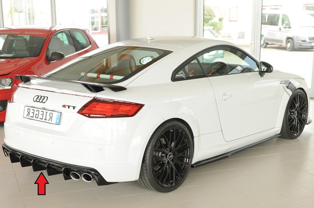 Rieger Heckeinsatz Audi TTS (8J-FV/8S) Roadster 07.14-08.18 (bis Facelift) 00088341