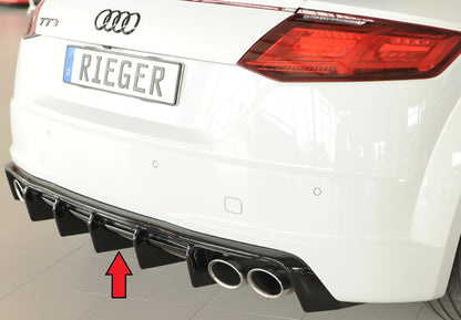 Rieger Heckeinsatz Audi TTS (8J-FV/8S) Roadster 07.14-08.18 (bis Facelift) 00088341