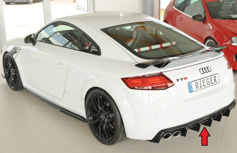 Rieger Heckeinsatz Audi TTS (8J-FV/8S) Roadster 07.14-08.18 (bis Facelift) 00088341