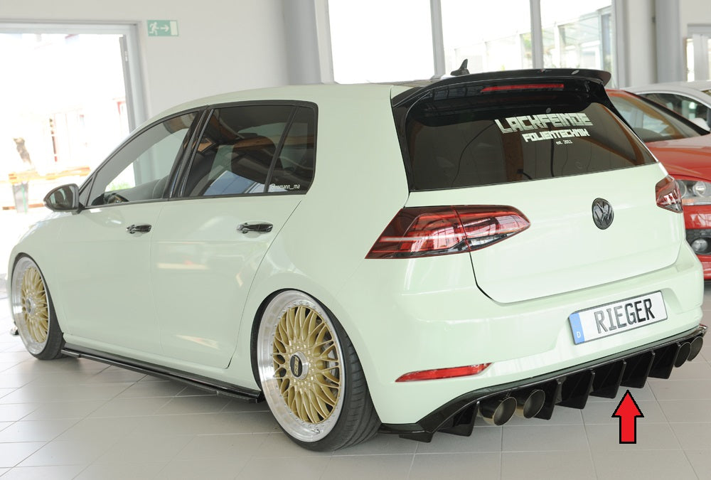 Rieger Heckeinsatz VW Golf 7 R 5-tür. 02.17- (ab Facelift) 00088355
