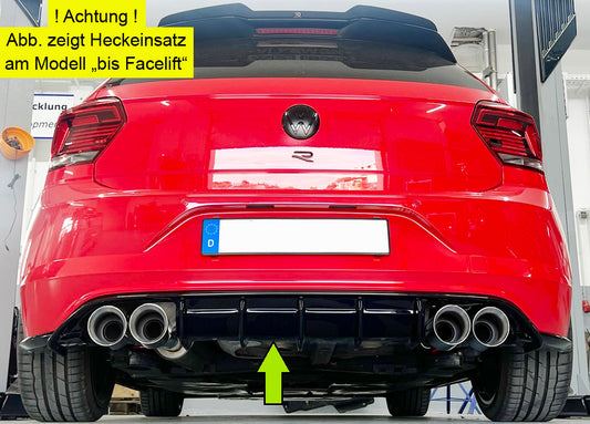 Rieger Heckeinsatz VW Polo (AW) R-Line 5-tür. 06.21- (ab Facelift) 00088359