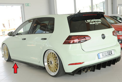 Rieger Seitenschwelleransatz (ca. 19mm) VW Golf 7 R-Line 5-tür. 02.17- (ab Facelift) 00088360