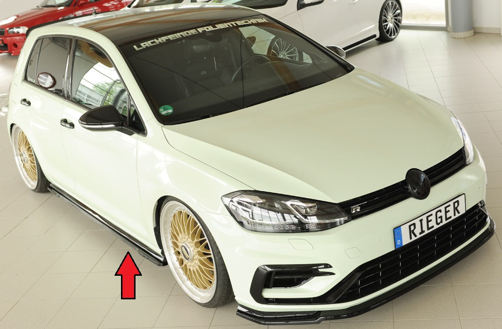 Rieger Seitenschwelleransatz (ca. 19mm) VW Golf 7 R-Line 5-tür. 02.17- (ab Facelift) 00088361