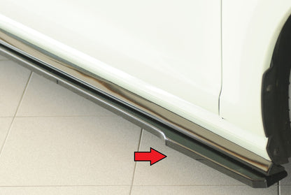 Rieger Seitenschwelleransatz (ca. 19mm) VW Golf 7 R-Line 5-tür. 02.17- (ab Facelift) 00088361