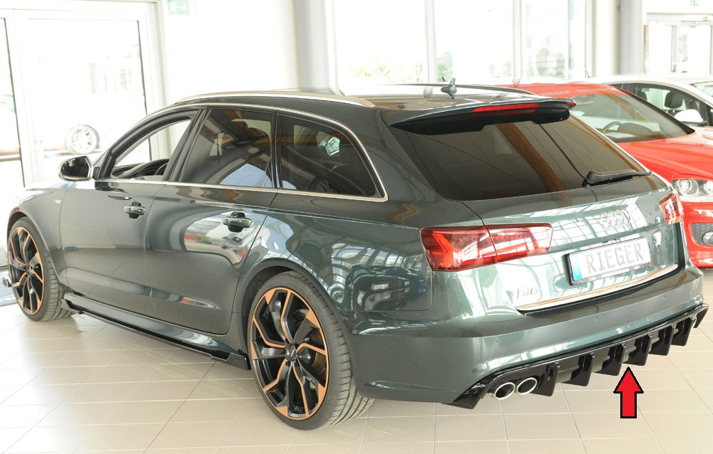 Rieger Heckeinsatz (für Fzg. ohne AHK) Audi A6 S6 (4G/C7) Lim. 09.14- (ab Facelift) 00088366