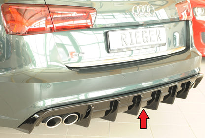 Rieger Heckeinsatz (für Fzg. ohne AHK) Audi A6 S6 (4G/C7) Lim. 09.14- (ab Facelift) 00088366
