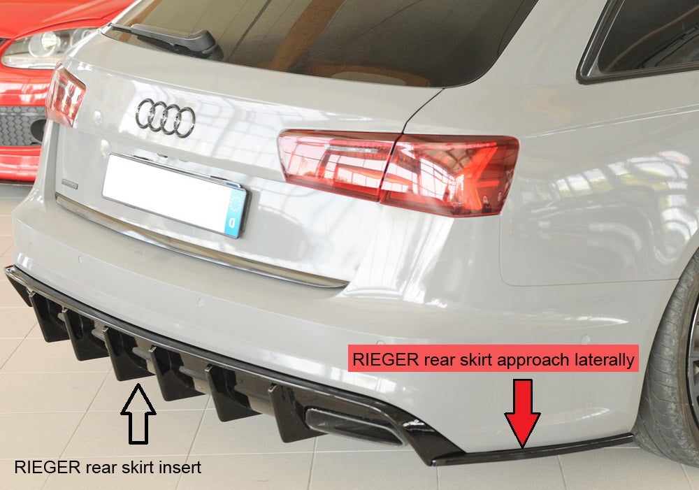 Rieger Heckschürzenansatz seitlich rechts Audi A6 S6 (4G/C7) Lim. 09.14- (ab Facelift) 00088368