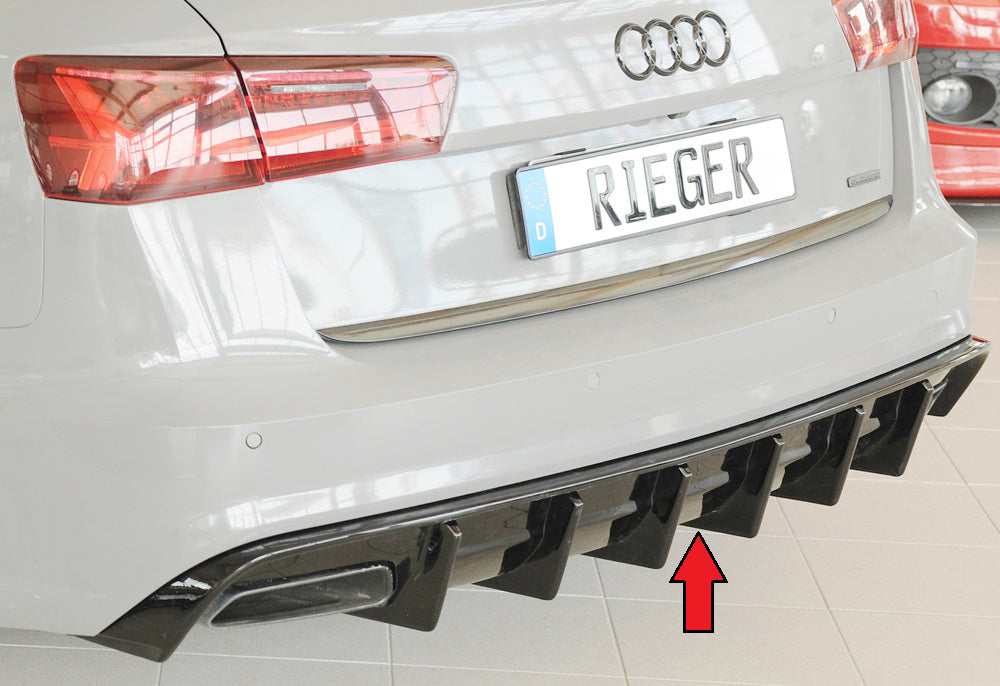 Rieger Heckeinsatz (für Fzg. mit AHK) Audi A6 (4G/C7) Lim. 09.14- (ab Facelift) 00088369