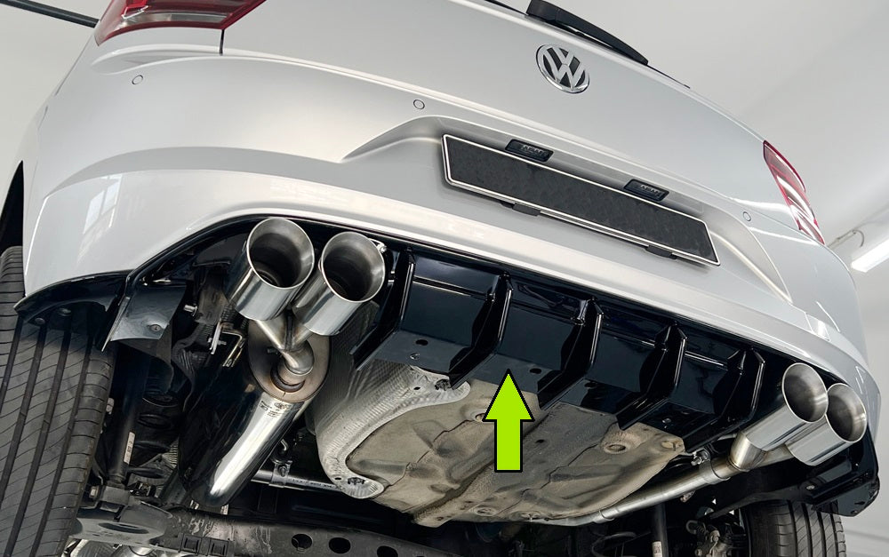 Rieger Heckeinsatz VW Polo (AW) R-Line 5-tür. 06.17-05.21 (bis Facelift) 00088370