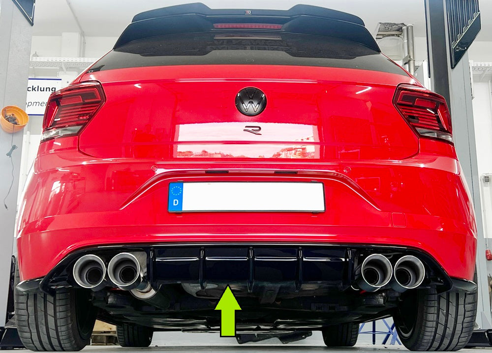 Rieger Heckeinsatz VW Polo (AW) R-Line 5-tür. 06.17-05.21 (bis Facelift) 00088370