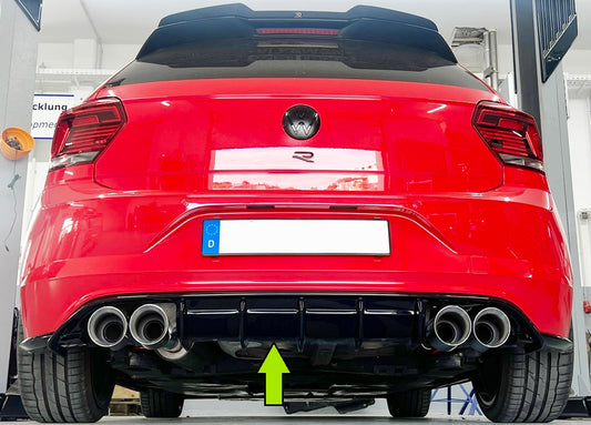 Rieger Heckeinsatz VW Polo (AW) R-Line 5-tür. 06.17-05.21 (bis Facelift) 00088370
