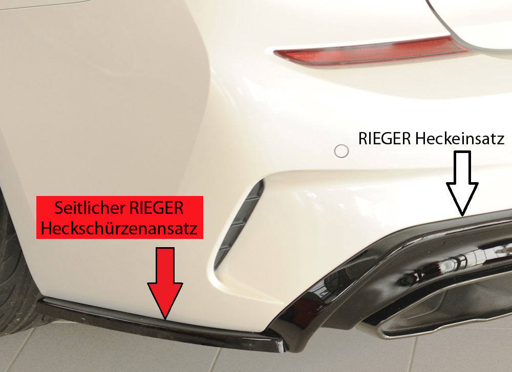 Rieger Heckschürzenansatz seitlich links BMW 3er G21 (G3K) Touring 03.19-06.22 (bis Facelift) 00088371