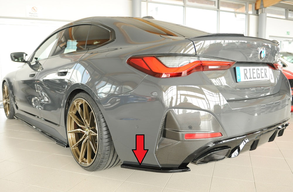 Rieger Heckschürzenansatz seitlich links BMW i4 M G26 (G4C) Gran Coupé (5-tür.) 11.21- 00088394