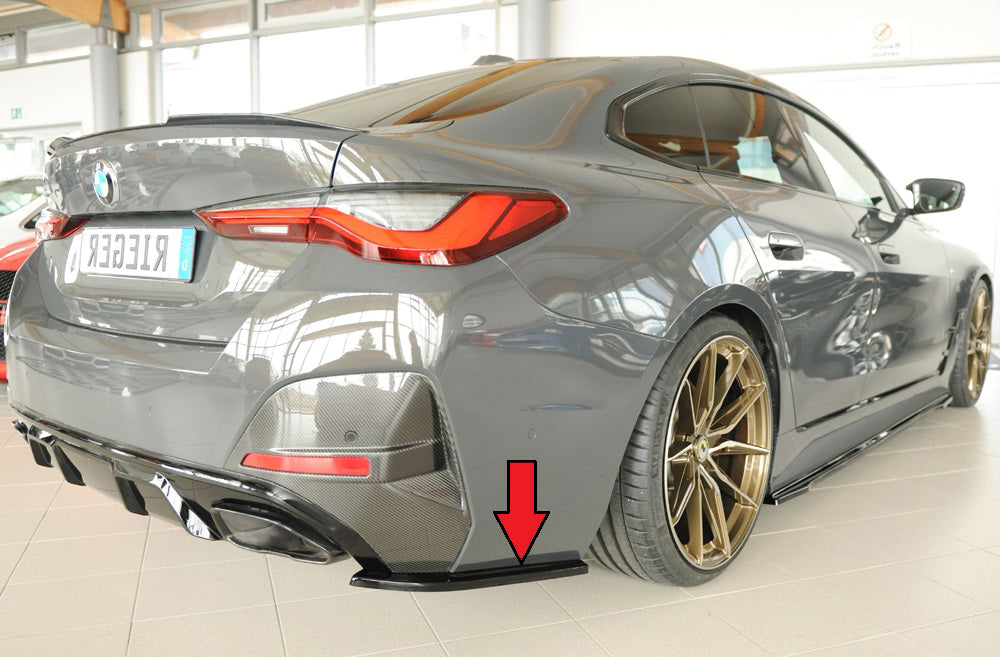 Rieger Heckschürzenansatz seitlich rechts BMW i4 M G26 (G4C) Gran Coupé (5-tür.) 11.21- 00088395