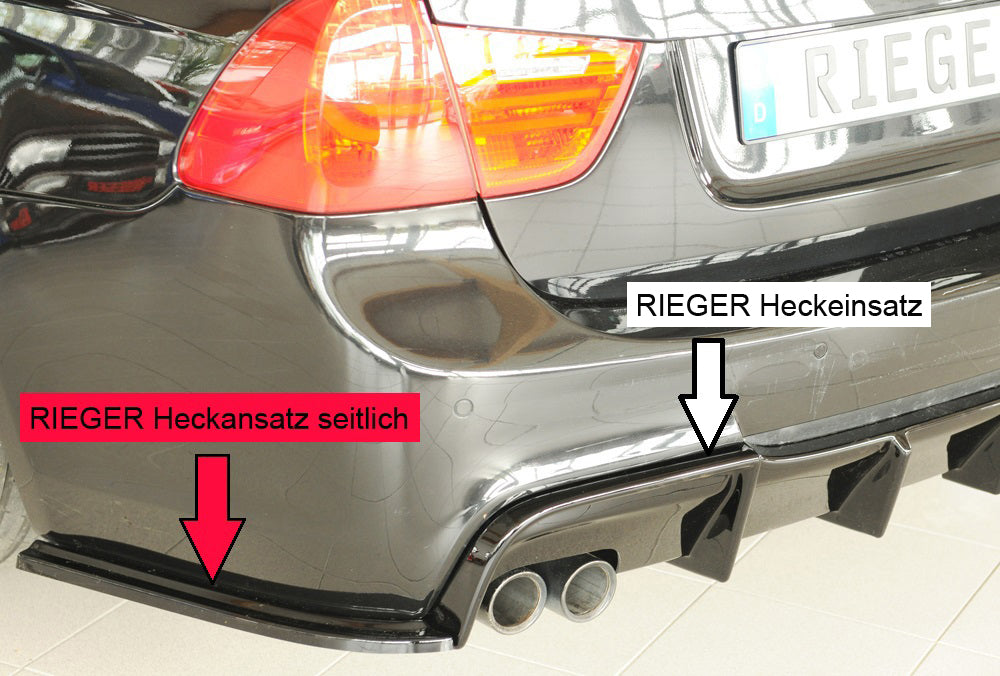 Rieger Heckschürzenansatz seitlich links BMW 3er E91 Touring 09.08- (ab Facelift) LCI 00088398