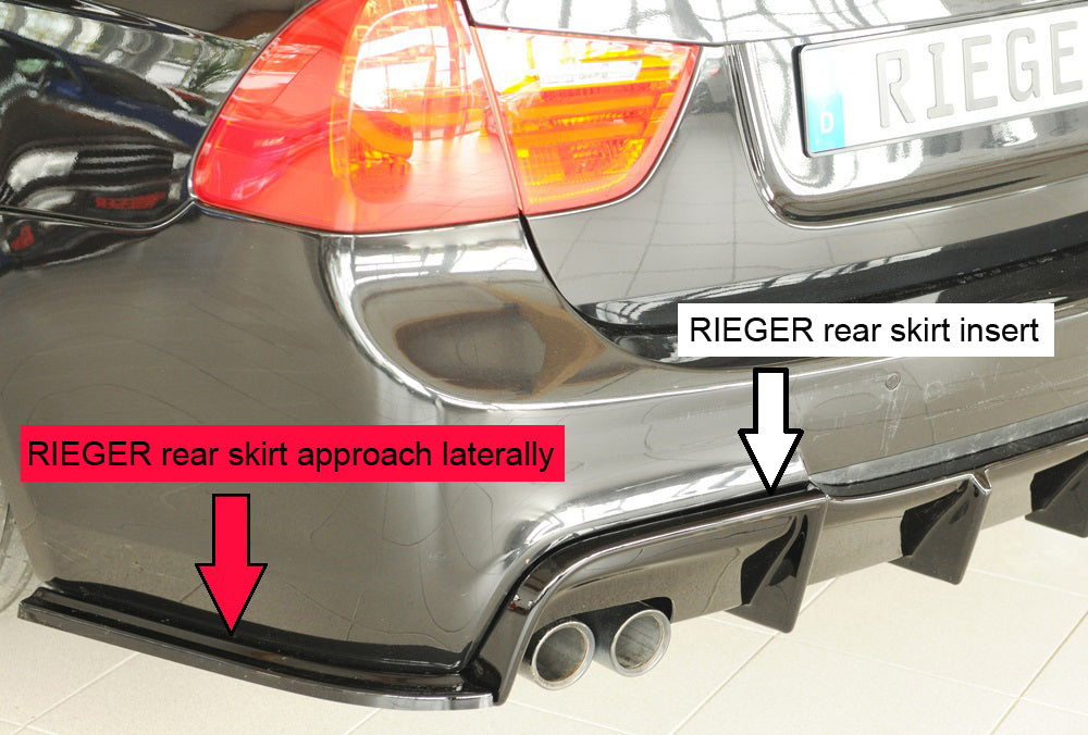 Rieger Heckschürzenansatz seitlich links BMW 3er E91 Touring 09.08- (ab Facelift) LCI 00088398