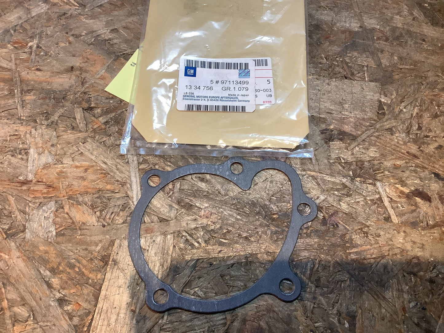 Opel Astra F, Corsa B, Vectra B Wasserpumpen Dichtung Original GM NEU