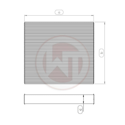 Wagner Tuning Wasserkühlernetz 685x489x50
