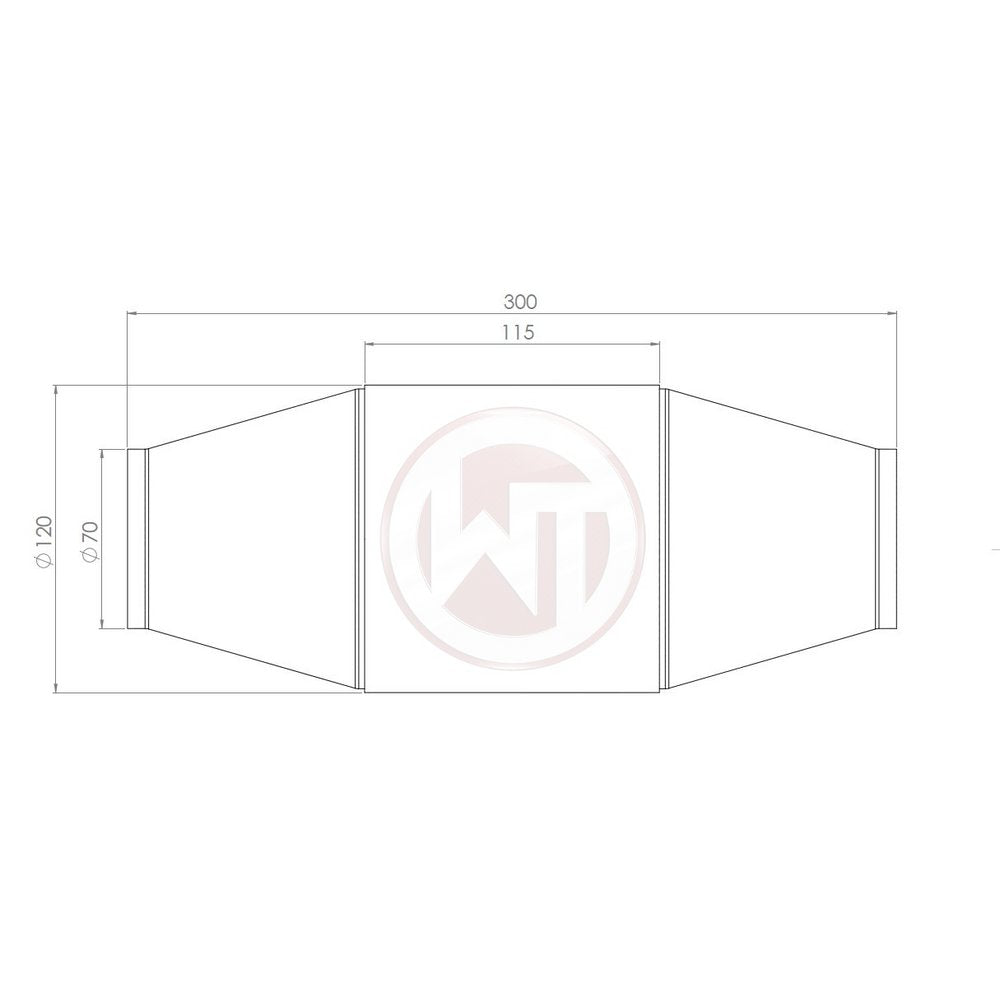 Wagner Tuning Rennsport-Katalysator 100CPSI mit EU6 Beschichtung