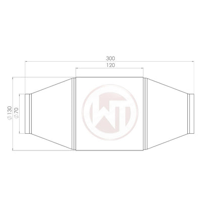 Wagner Tuning Rennsport-Katalysator 300CPSI mit EU6 Beschichtung