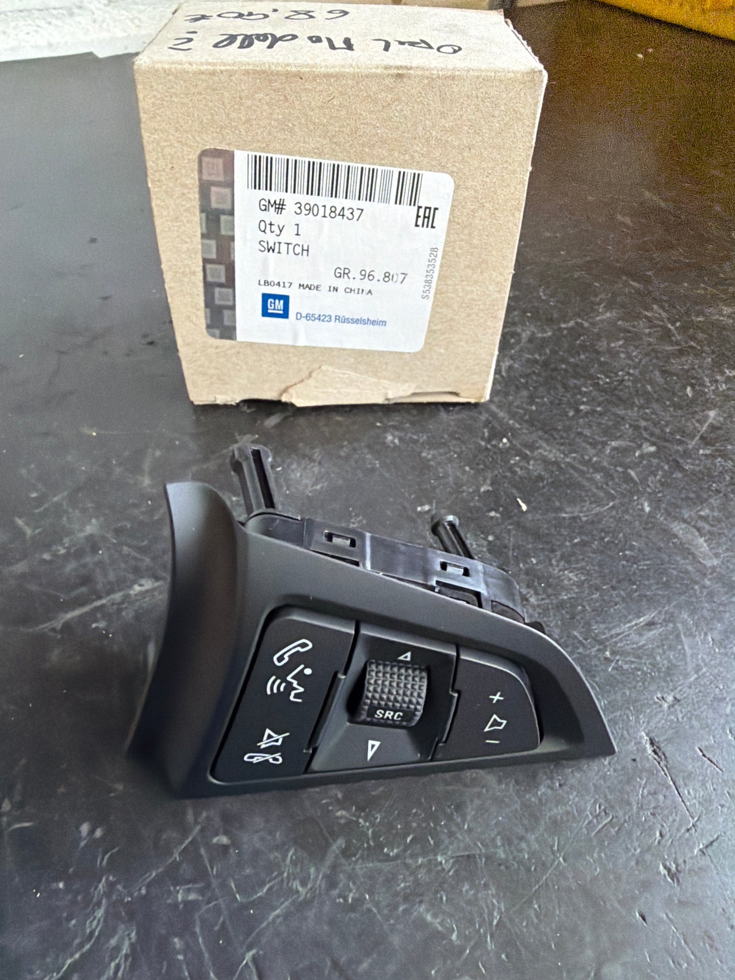 Original GM Opel Multimedia Schalter NEU