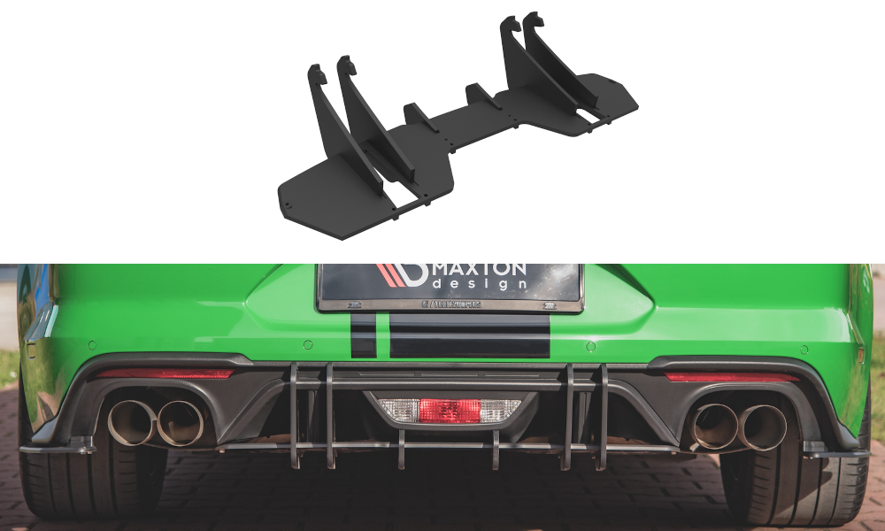 Maxton Street Pro Heckschürze für Ford Mustang GT Mk6 Facelift