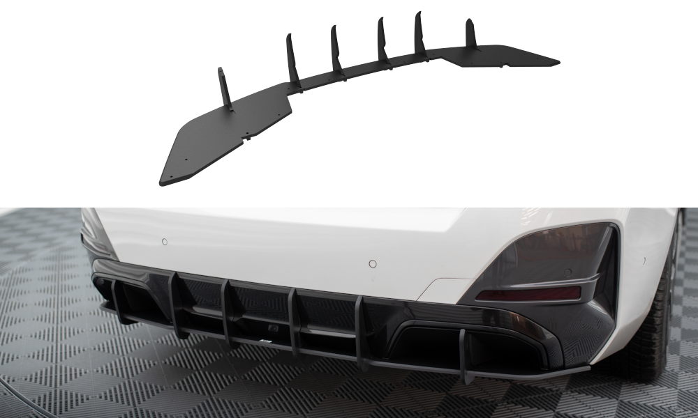 Maxton Street Pro Heckschürze für BMW i4 M-Paket G26