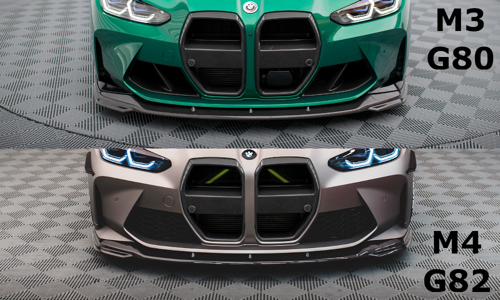 Maxton Carbon Fiber Front Ansatz V.2 für BMW M4 G82  / M3 G80