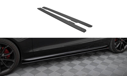 Maxton Street Pro Seitenschweller Ansatz für Audi A5 / A5 S-Line / S5 Coupe / Cabrio 8T / 8T Facelift