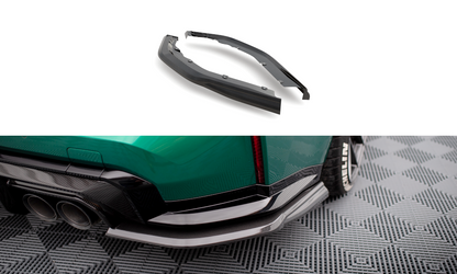 Maxton Carbon Fiber Heck Ansatz Flaps Diffusor für BMW M3 G80