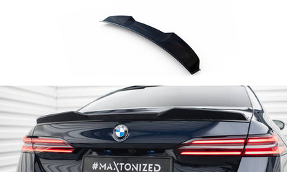 Maxton Spoiler CAP für 3D BMW 5er M-Paket G60 schwarz Hochglanz