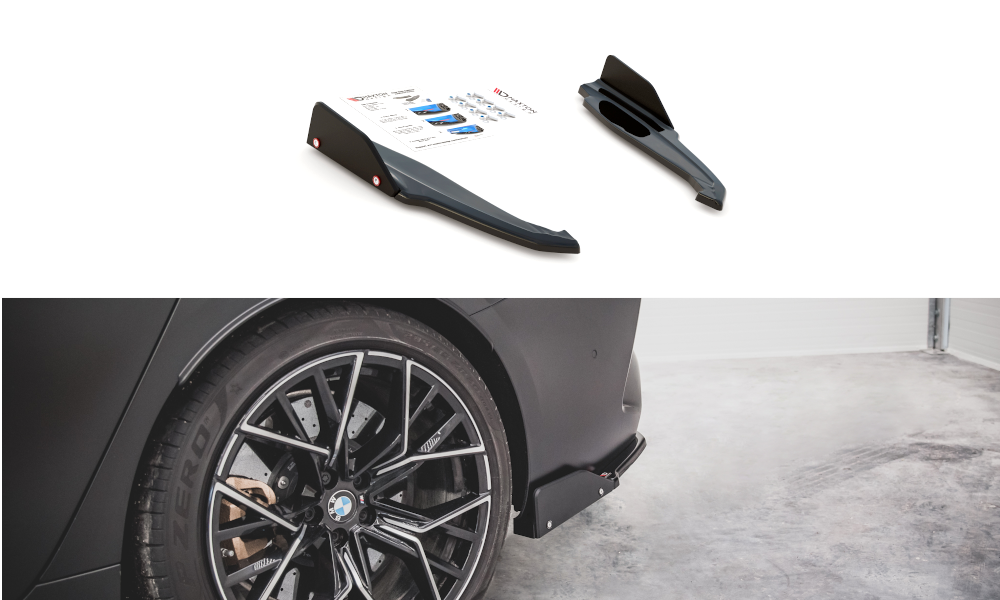 Maxton Heck Ansatz Flaps Diffusor V.1 +Flaps für BMW M8  Gran Coupe F93 / Coupe F92
