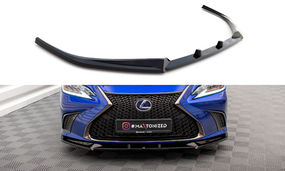 Maxton Front Ansatz V.2 für Lexus ES F Sport Mk7 schwarz Hochglanz