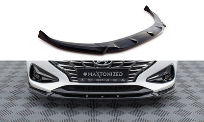 Maxton Front Ansatz V.2 für Hyundai I30 Mk3 Facelift schwarz Hochglanz