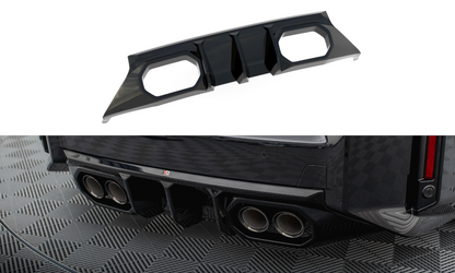 Maxton Diffusor Heck Ansatz V.2 für BMW M2 G87 schwarz Hochglanz