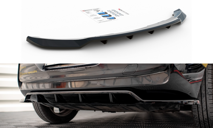 Maxton Mittlerer Diffusor Heck Ansatz DTM Look für BMW i3 Mk1 Facelift schwarz Hochglanz