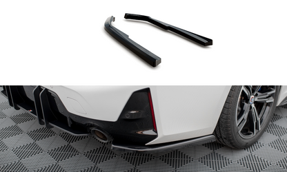 Maxton Heck Ansatz Flaps Diffusor für BMW M-Paket G20 / G21 Facelift schwarz Hochglanz