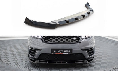 Maxton Front Ansatz für Land Rover Range Rover Velar R-Dynamic Mk1 schwarz Hochglanz