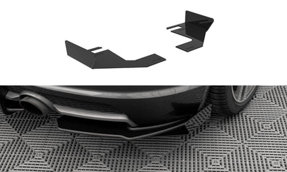 Maxton Hintere Seiten Flaps für Audi TT S-Line 8S schwarz Hochglanz